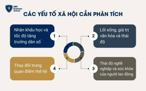 Các yếu tố xã hội cần phân tích trong mô hình PEST