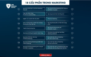 Nội dung khóa Tư vấn Chiến lược Marketing kéo dài 2 năm của Trường Doanh Nhân HBR