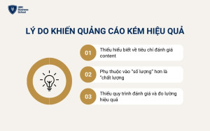 Lý do khiến quảng cáo kém hiệu quả