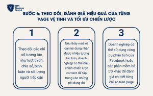 Theo dõi, đánh giá hiệu quả của từng page vệ tinh và tối ưu chiến lược