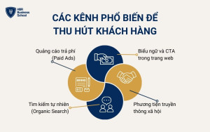 Các kênh phổ biến để thu hút khách hàng