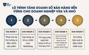 Lộ trình tăng doanh số bán hàng bền vững cho doanh nghiệp vừa và nhỏ