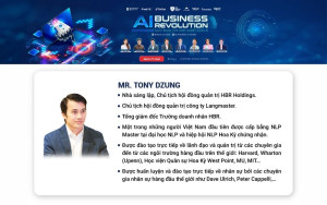 Mr. Tony Dzung - Chủ tịch HĐQT HBR Holdings