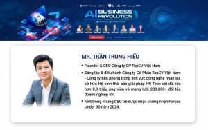 Diễn giả Trần Trung Hiếu – CEO TopCV