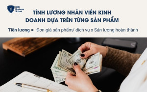 Tính lương nhân viên kinh doanh dựa trên từng sản phẩm