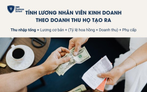 Tính lương nhân viên kinh doanh theo doanh thu họ tạo ra