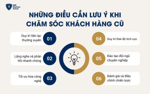 Những điều cần lưu ý khi chăm sóc khách hàng cũ