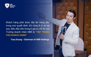 HBR Holdings là doanh nghiệp tiên phong trong việc lấy khách hàng làm trọng tâm