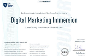 Khóa học Digital Marketing của CareerFoundry