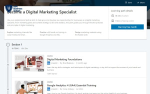 Khóa học Digital Marketing của LinkedIn