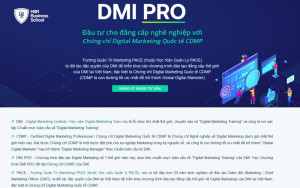 Khóa học DMI PRO do PACE Academy tổ chức là chương trình đào tạo Digital Marketing quốc tế