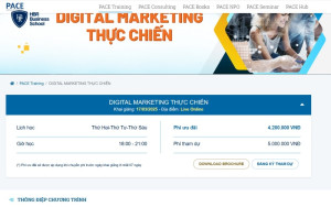 Khóa học Digital Marketing thực chiến của PACE