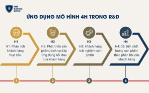 Ứng dụng mô hình 4H trong nghiên cứu và phát triển sản phẩm (R&D)