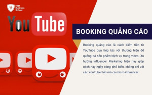 Cách kiếm tiền từ YouTube qua Booking quảng cáo