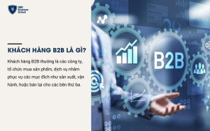 Khái niệm về khách hàng B2B