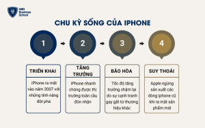 Chu kỳ sống của sản phẩm iPhone