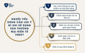 Người tiêu dùng cần lưu ý gì khi sử dụng sàn thương mại điện tử Temu?