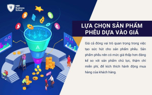 Giá cả đóng vai trò quan trọng trong việc tạo sức hút cho sản phẩm phễu