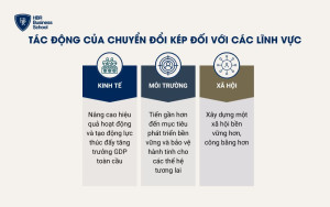 Tác động của chuyển đổi kép đối với các lĩnh vực