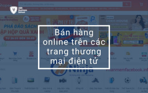 Bán hàng online trên các trang thương mại điện tử