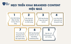 Mẹo triển khai Branded Content hiệu quả