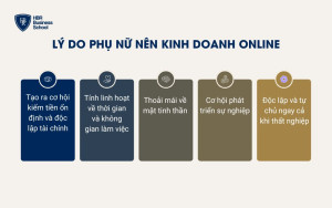 Lợi ích khi phụ nữ kinh doanh online