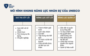 Mô hình khung năng lực nhân sự của UNESCO