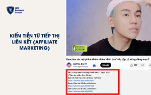 Kiếm tiền trên YouTube Shorts từ hình thức tiếp thị liên kết