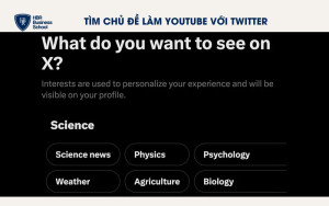 Tìm chủ đề làm YouTube nước ngoài qua Twitter