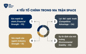 4 yếu tố trong ma trận SPACE