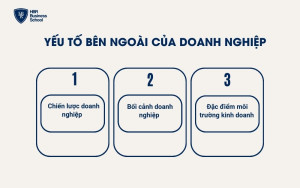Các yếu tố bên ngoài của doanh nghiệp