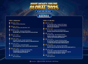 Agenda sự kiện Make Money Online Global 2025 tại Hồ Chí Minh