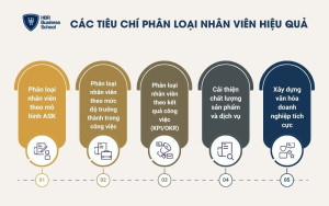 5 tiêu chí phân loại nhân viên hiệu quả