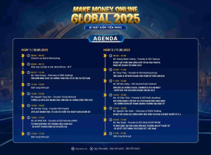 Agenda sự kiện Make Money Online Global 2025 tại TP.HCM
