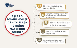 5 lý do doanh nghiệp cần thiết lập hệ thống Marketing Online