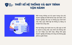 Thiết kế hệ thống và quy trình vận hành