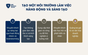 5 cách tạo môi trường làm việc năng động và sáng tạo