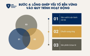 Lồng ghép yếu tố bền vững vào quy trình hoạt động của doanh nghiệp