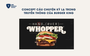 Concept câu chuyện kỳ lạ trong truyền thông của Burger King