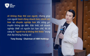 Mr. Tony Dzung chia sẻ về quan điểm AI trong quản lý khủng hoảng và truyền thông