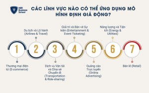 7 lĩnh vực có thể ứng dụng mô hình định giá động
