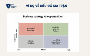Vẽ biểu đồ ma trận để lựa chọn cơ hội ưu tiên