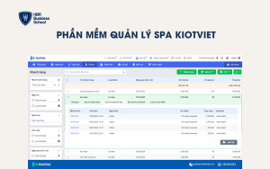 Phần mềm quản lý spa KiotViet