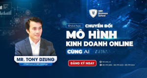 Khóa học được dẫn dắt bởi Mr. Tony Dzung - có kinh nghiệm đồng hành cùng hàng nghìn doanh nghiệp