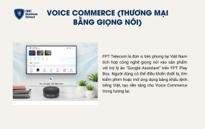 Xu hướng Voice Commerce (Thương mại bằng giọng nói)