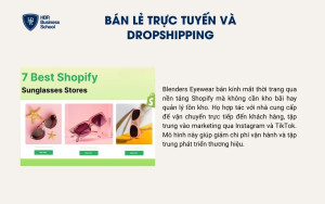 Xu hướng bán lẻ trực tuyến và Dropshipping tiếp tục tăng trưởng