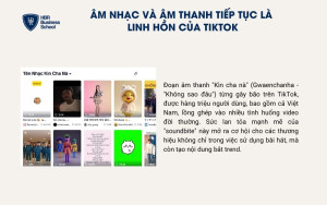 Âm nhạc và âm thanh bắt trend tiếp tục là linh hồn của TikTok