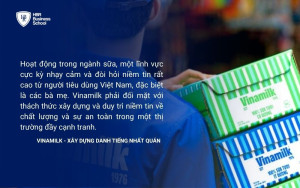 Vinamilk xây dựng danh tiếng bằng sự nhất quán