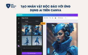 Tạo nhân vật độc đáo với ứng dụng AI trên Canva