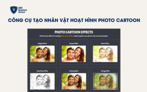 Công cụ tạo nhân vật hoạt hình PhotoCartoon
